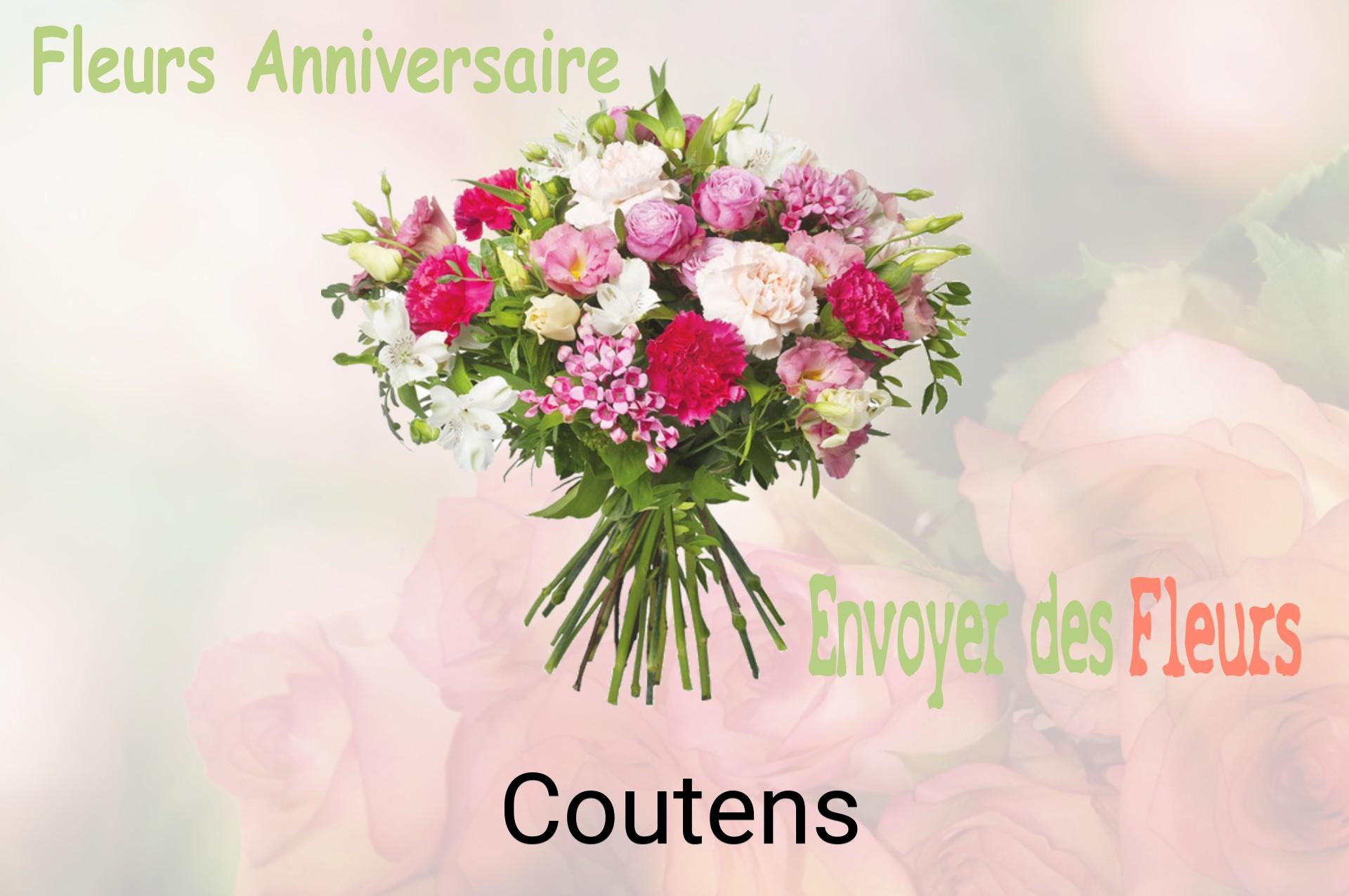 Bouquet de fleurs d’anniversaire livré à Coutens